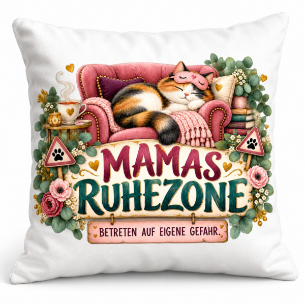 Mamas Ruhezone – Humorvolles Mama-Kissen