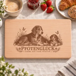 Frühstücksbrettchen – Hamiltonstovare | Pfotenglück – Frühstücksbrettchen mit eingebrannter Lasergravur